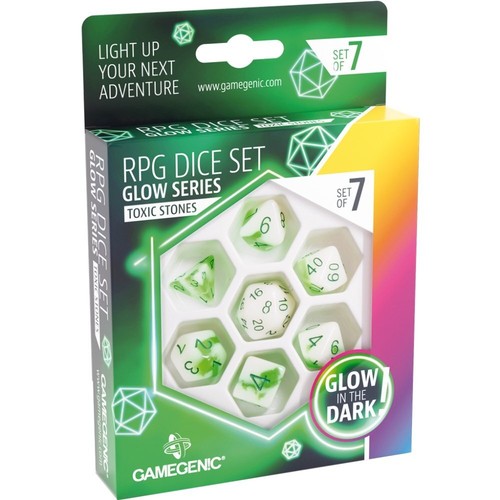 Set dés rpg glow - de, 7