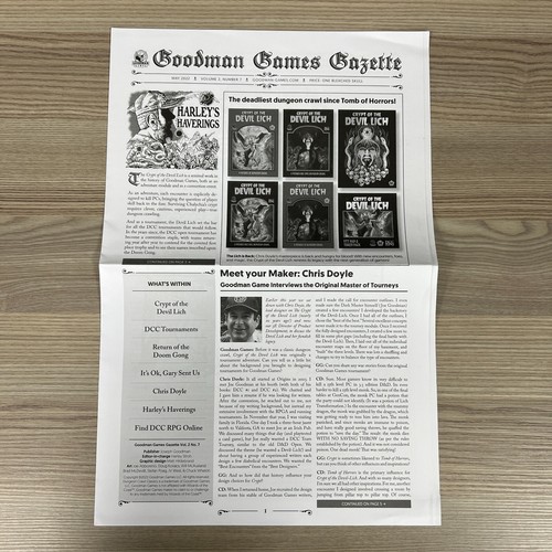 Goodman games gazette - goodman,