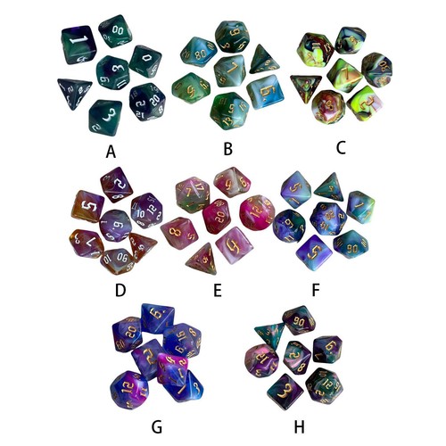 Lot dés polyédriques - dés,