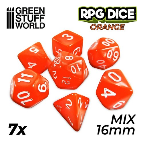 Mix 16mm dés - 7x,