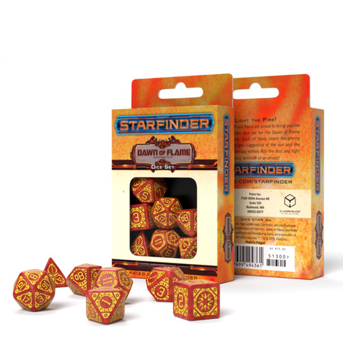 Starfinder dawn flame dés - dawn,