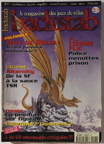 Backstab magazine des jeux - le,